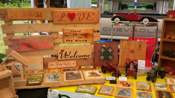 Plaques and Tractors